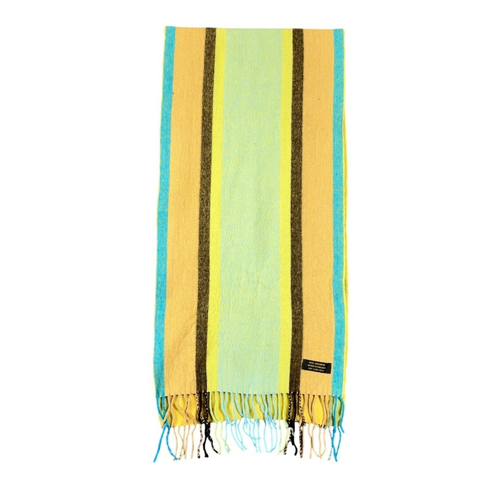 Cashmere Scarf Woven In England Fringe‎ Edge Luxury Soft Minimalist Classic